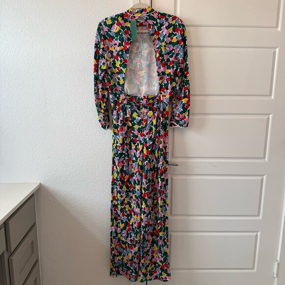 Rixo Lucy Dress Camouflage Micro Tulip - Picture 5 of 9